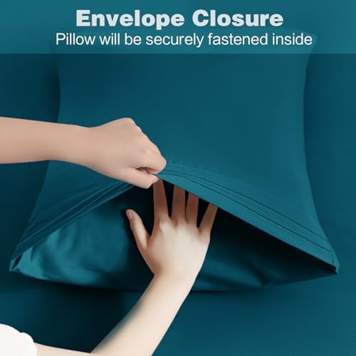 Horbaunal Microfiber Pillowcases Standard Size, 2 Pack - Image 5