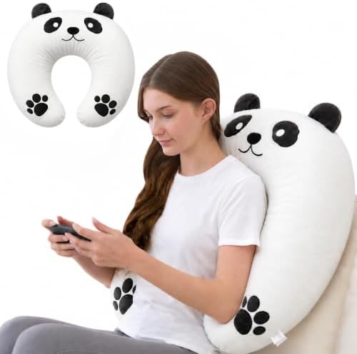 Lap Pillow, Cute Panda Crochet Pillow - Image 6