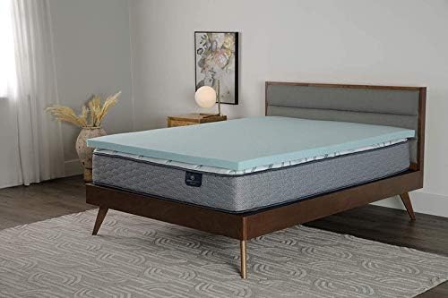 Serta ThermaGel Cooling, Pressure-Relieving Memory Foam Mattress Topper - Image 6