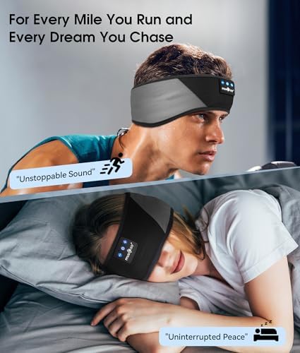 MUSICOZY Bluetooth 5.4 Sleep Headphones Headband Sports Wireless Audio - Image 2