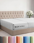 CGK Linens Extra Deep Split King Fitted Sheet Only by CGKUnlimited