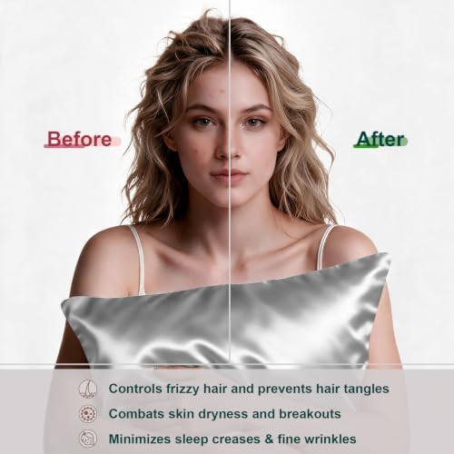 LYSHIN Silk Pillow Cases Queen Size - Image 4