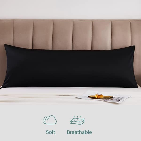 Oubonun 21 x 54 Inch 100% Cotton 800TC Long Body Pillowcase - Image 2
