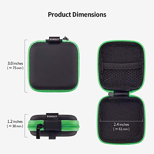 Sunguy 2-Pack Earbuds Case, Portable Small Earbud Carrying Case Storage Bag - Image 7
