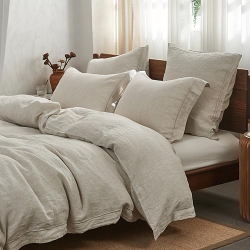 Simple&Opulence 100% French Linen Duvet Cover Set - Image 2