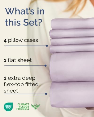 Extra Deep Flex Top Split Head King Sheet Set - Image 2