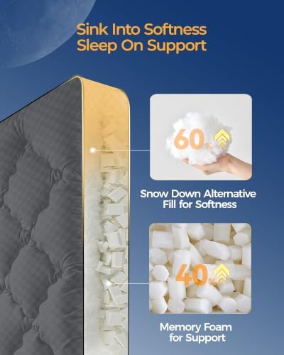 Kayfia 3 Inch Full Memory Foam Mattress Topper - Image 2