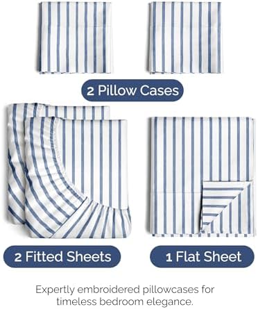 Split King Size 5 Piece Sheet Set - Image 2