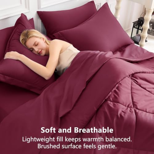CozyLux Oversized King Comforter Set 120"x98", 7 Piece - Image 4