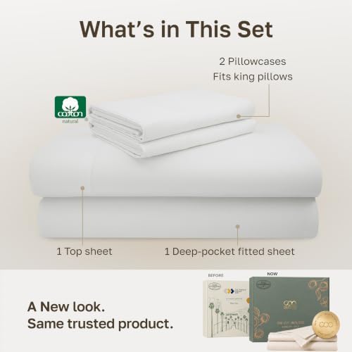 California Design Den Luxury 600 Thread Count Cal King Sheets Set - Image 3