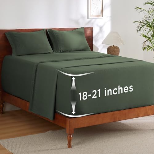 Bedsure Deep Pocket Queen Sheets Set by BEDSURE