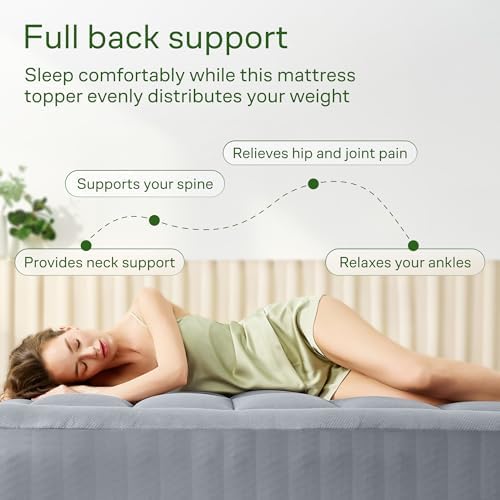 Niagara Sleep Solution Full XL Ultra Soft Mattress Topper—Back Pain Relief - Image 4