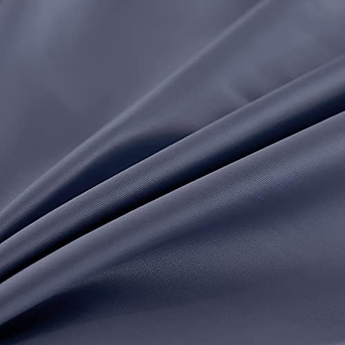 Leeden 100% Cotton Body Pillow Cover 21x54, Envelope Closure, Steel Blue - Image 5