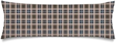 Scottish Tartan Plaid Pillow Cover 20x54 Long Pillow Case Protector - Image 5