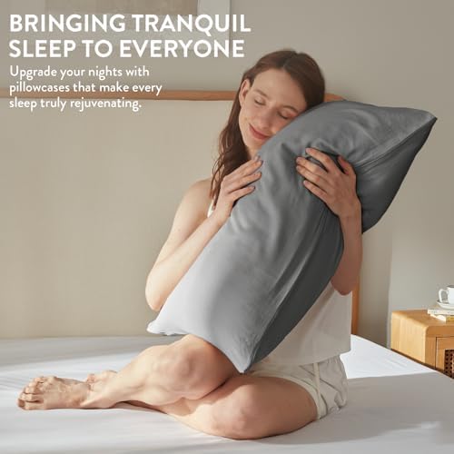 SureFit Washed Ultra-Chill Cooling Pillowcase Set of 2, Queen Size - Image 5