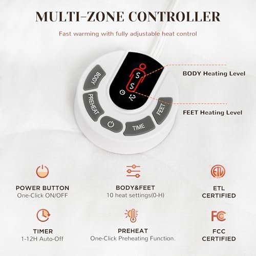 GOTCOZY Heated Mattress Pad Full Size-Heated Pad - Image 3