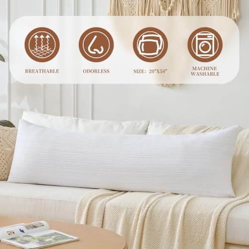 Body Pillow Cover, Boho Decorative Long Body Pillow Pillowcase, Large Lumber - Image 3