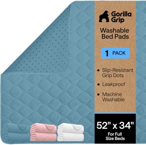 GORILLA GRIP Washable Reusable Underpads by GorillaGrip