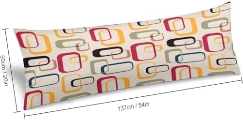 Mid Century Modern Body Pillow Cover Pillowcase - Image 2