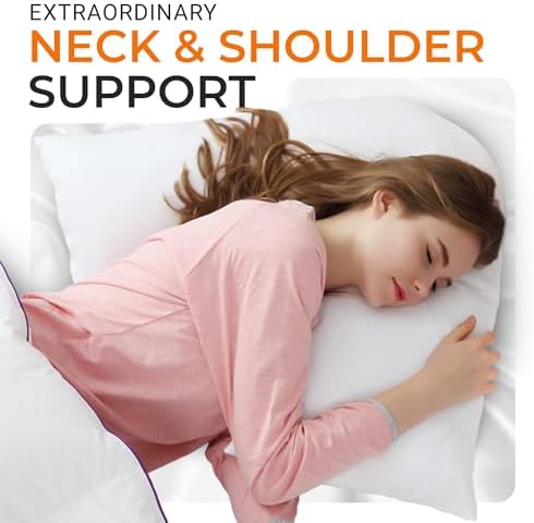 Cheer Collection Oversized V-Shaped Pillow, L-Shaped Pillow - Image 2