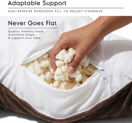 Nestl Reading Pillow for Bed, Back Pillow for Sitting Up in Bed - Image 3