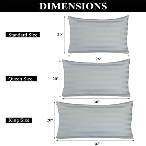 100% Egyptian Cotton King Size Pillow Protectors - Image 6