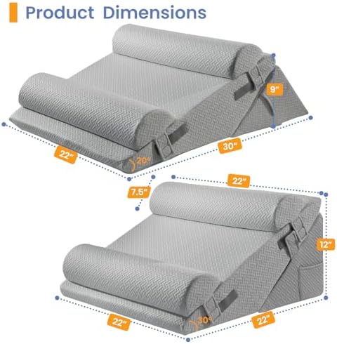 Sasttie Adjustable Wedge Pillow Set - Image 2