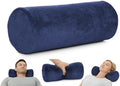 AllSett Health Round Cervical Roll Cylinder Bolster Pillow by AllSettHealth
