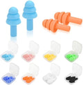 Ear Plugs for Swimming, Sleeping Noise Cancelling, Reusable Silicone Earplugs by GUIGUZHJ