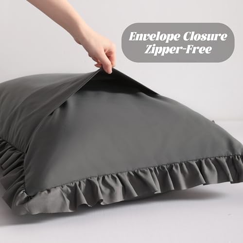 BEDSUM Body Ruffled Pillow Sham - Image 5
