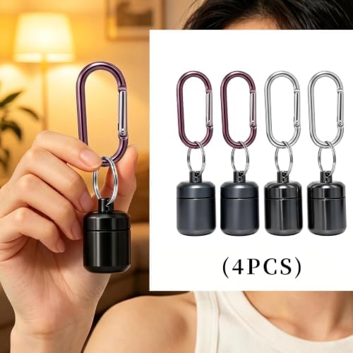 4 Pack Waterproof Aluminum Earplug Case - Image 7