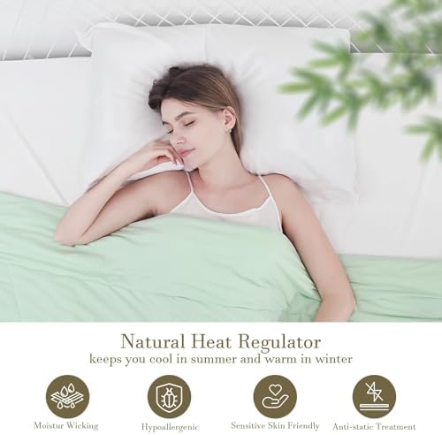 Avolare 2 Pack Cooling Pillow Cases Queen Size, Breathable - Image 3