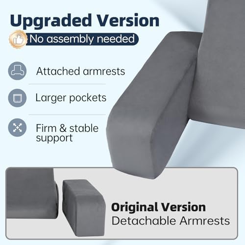 ENITYA 19" Reading Pillow for Bed - Image 3