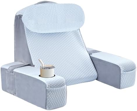 Reading Pillow for Adults, Back Pillow for Bed Sitting Up, Backrest Pillow for by ASAWESLING