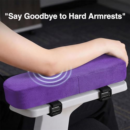Smiry Memory Foam Office Chair Armrest Pads, Non-Slip Armrest Cushion - Image 4