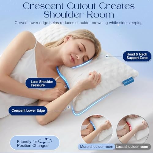 Side Sleeper Pillows for Neck & Shoulder Comfort - Image 3
