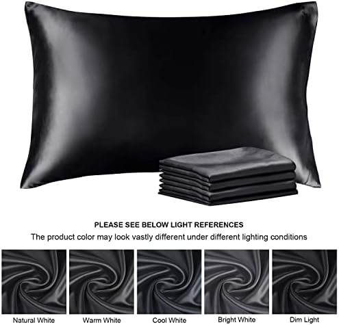 BEDELITE Satin Pillowcases, Small King 20x36 Inch - Image 7