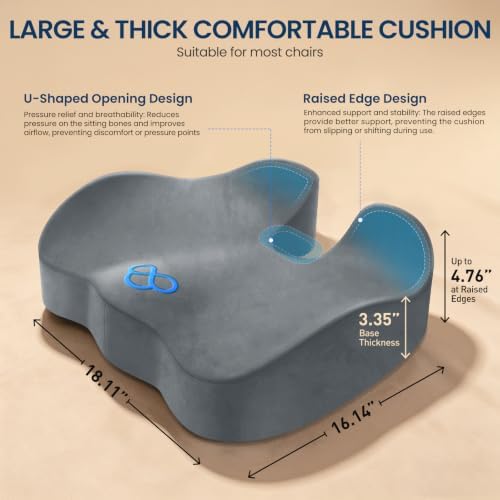 BlissTrends Memory Foam Seat Cushion - Image 2