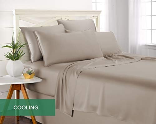 Pure Bamboo King Sheets, Genuine 100% Organic Viscose Derived from Bamboo Bed - Image 5