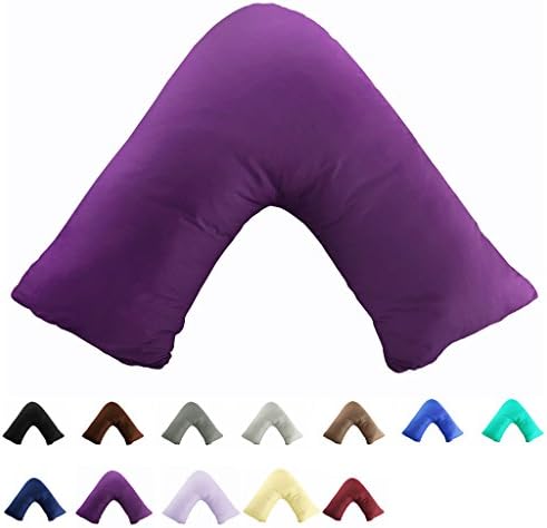 TAOSON 100% Cotton 300 Thread Count V-Shaped Pillow Case by TAOSON