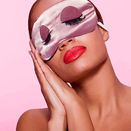 Sleep Mask, Silk Eye Mask Satin Blindfold Travel Eye Cover Eyeshade - Image 6