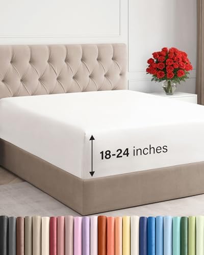 CGK Linens Extra Deep Queen Fitted Sheet Only by CGKUnlimited