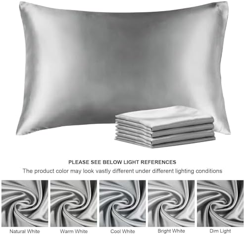 BEDELITE Satin Pillowcases, Small King 20x36 Inch - Image 7