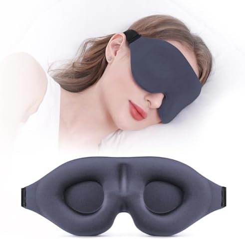YIVIEW Sleep Mask for Side Sleeper, Light Blocking Zero Pressure Blindfold by YIVIEW