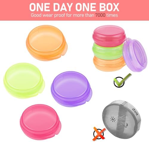 4 Pc Mini Pill Organizer Small Pill Box - Image 7