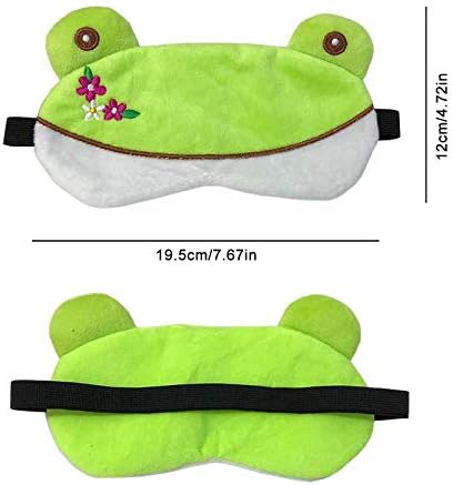 Creative Plush Cartoon Frog Eye Mask Fluff Cute Sleep Mask Eyeshade - Image 3