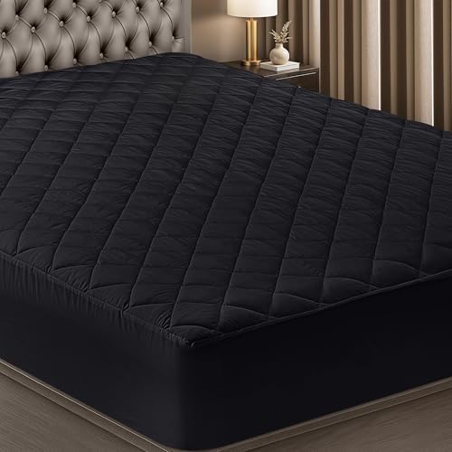 King Mattress Pad, Quilted Mattress Protector Topper fits 16" Deep Pocket by UTOPIABEDDING