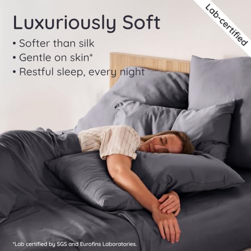 Bambaw 100% Viscose Derived from Bamboo Pillowcases Standard Size – Set of 2 - Image 4