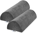 2 Pack Large Half Moon Bolster Pillow by AllSettHealth