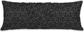Gothic Body Pillow Cover, Gothic Decor, Damask Floral Body Pillow by SEILONHD